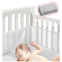 ファルスカ　ベビーベッド　マットレス　ベッドガードの画像