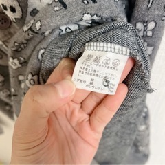 完売品 Ne-net グレー 長袖 天国と地獄 ロングワンピースの画像