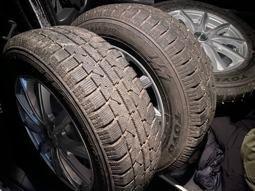 【福山市】TOYOスタッドレス 195/65R15 ホイール付 1シーズンのみ