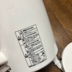 ドリテック　電子ケトル　1.0Lの画像