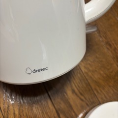 ドリテック　電子ケトル　1.0Lの画像
