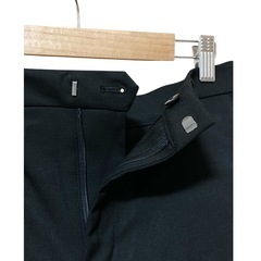【新品】UNIQLO ストレッチ アンクルパンツ スラックス ブラック 黒 Ｍの画像
