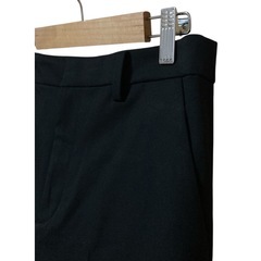 【新品】UNIQLO ストレッチ アンクルパンツ スラックス ブラック 黒 Ｍの画像