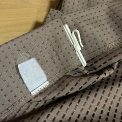 カーテン 2枚組 ブラウン　茶色の画像