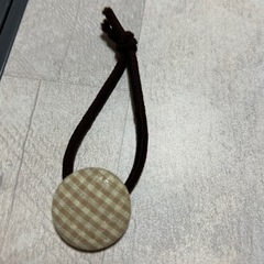 くるみボタンヘアゴム３本セットの画像