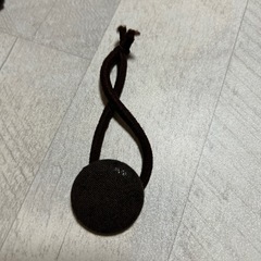 くるみボタンヘアゴム３本セットの画像