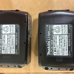 未使用マキタ純正18vバッテリーの画像