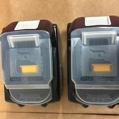 未使用マキタ純正18vバッテリーの画像