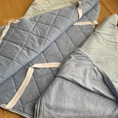 ニトリ　Nクール　敷きパッドとタオルケットの画像