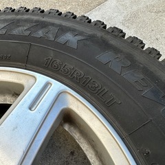 VAGGIO 13インチ タイヤ・ホイールセット　4本の画像