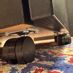 IKEA FREDDE（フレッデ）ワゴン・キャビネット／ブラックの画像