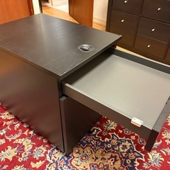 IKEA FREDDE（フレッデ）ワゴン・キャビネット／ブラックの画像