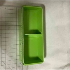 2段式弁当箱 緑色の画像