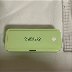 2段式弁当箱 緑色の画像