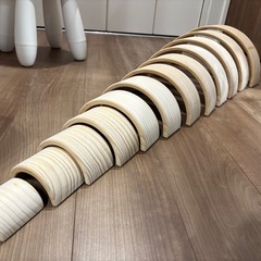木のおもちゃ ナチュラルアーチ大 の画像