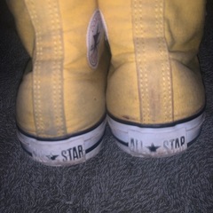 CONVERSE ALL STAR イエロー ハイカットスニーカーの画像