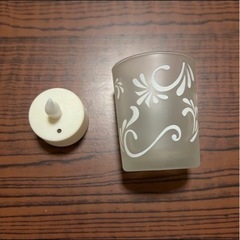 グラスキャンドルライトの画像