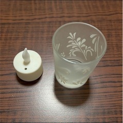 グラスキャンドルライトの画像