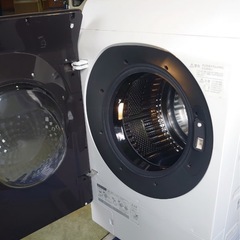 【超最安値】💎2021年購入SHARPドラム式洗濯機 洗剤自動　NEXT乾燥ES-WS13 配達無料の画像