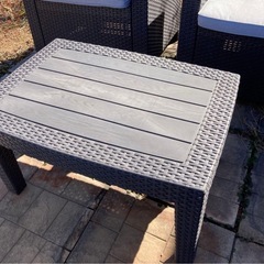 ガーデンソファテーブル　セットの画像