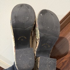 YOSUKE 厚底ローファーの画像