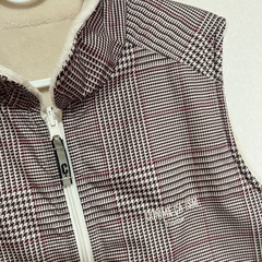 リバーシブル コムサ M フリース ベストの画像