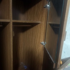 洋服ダンス　ハンガーポール付きの画像