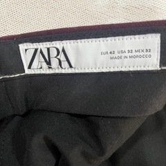 ZARA バーガンディ スーツ上下
セットの画像