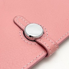 本革 長財布 ピンクの画像