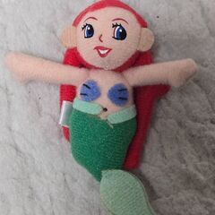 リトルマーメイド アリエル ボールチェーン マスコット ディズニー 人形 レトロの画像