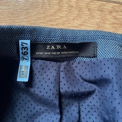 ZARA ブルーグレー テーラードジャケット サイズEUR50の画像