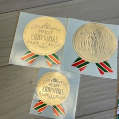 新品★未使用 クリスマス ラッピング シール セット★の画像