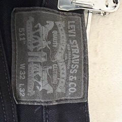Levi's 511 ブラックデニムパンツ W32 L32の画像
