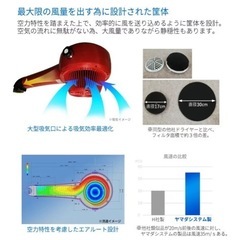 HTD550FCハイパーターボドライヤー重量足スタンド （レッド）の画像