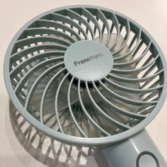 Francfranc 扇風機 ブルーの画像