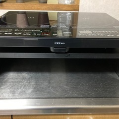 ヤマゼン　IHクッキングヒーター2口　台付きの画像