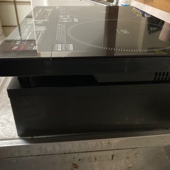 ヤマゼン　IHクッキングヒーター2口　台付きの画像