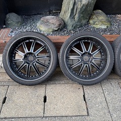 20インチ　ホイール　245/35R20 、114.3  、 5穴日産　フェアレディZ　タイヤはオマケの画像