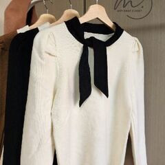 セーター　白い white new 100%の画像