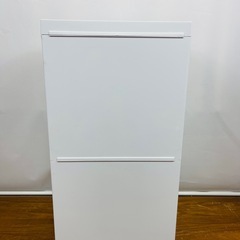 2段フット開閉式ゴミ箱 サイズ:幅400×奥行270×高さ750mmの画像