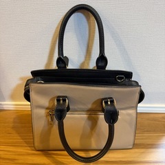 & chouette（アンドシュエット） スポーティーラインハンドバッグ《2way・ショルダーバッグ》 (ベージュ) の画像