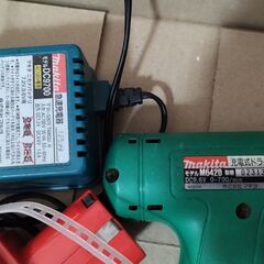 マキタ　充電式電動ドライバドリルの画像