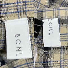 BONLECILL チェック柄 プリーツフレアスカート フリーの画像