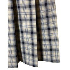 BONLECILL チェック柄 プリーツフレアスカート フリーの画像