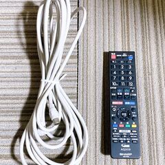  M647  SHARP AQUOS 液晶カラーテレビ 32V 2T⁻Ⅽ32AE1 2019年製の画像