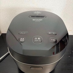 炊飯器 SHARP 5.5合炊き KS-HF10B IH式 ブラックの画像