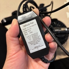 車内用扇風機の画像