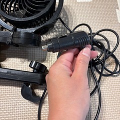 車内用扇風機の画像