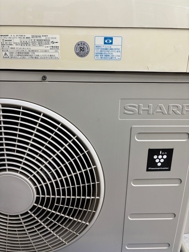 ?とりまエアコンつけたい人向け?取付込✨️お掃除機能付き?簡易クリーニング〇中古 SHARP AY-F28E-W 2016年式 主に1