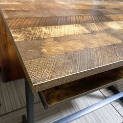  M653  カウンターテーブル  カフェテーブル PCデスク オシャレなヴィンテージ風の画像